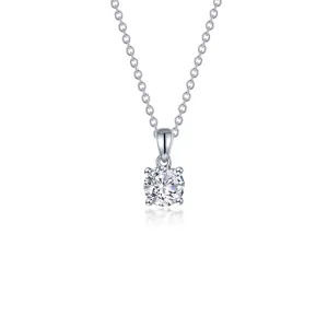 Lafonn Classic Round Diamond Necklace N0304CLP20