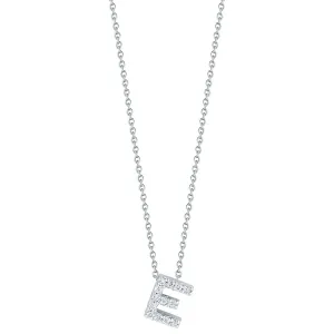 Love Letter E Pendant with Diamonds