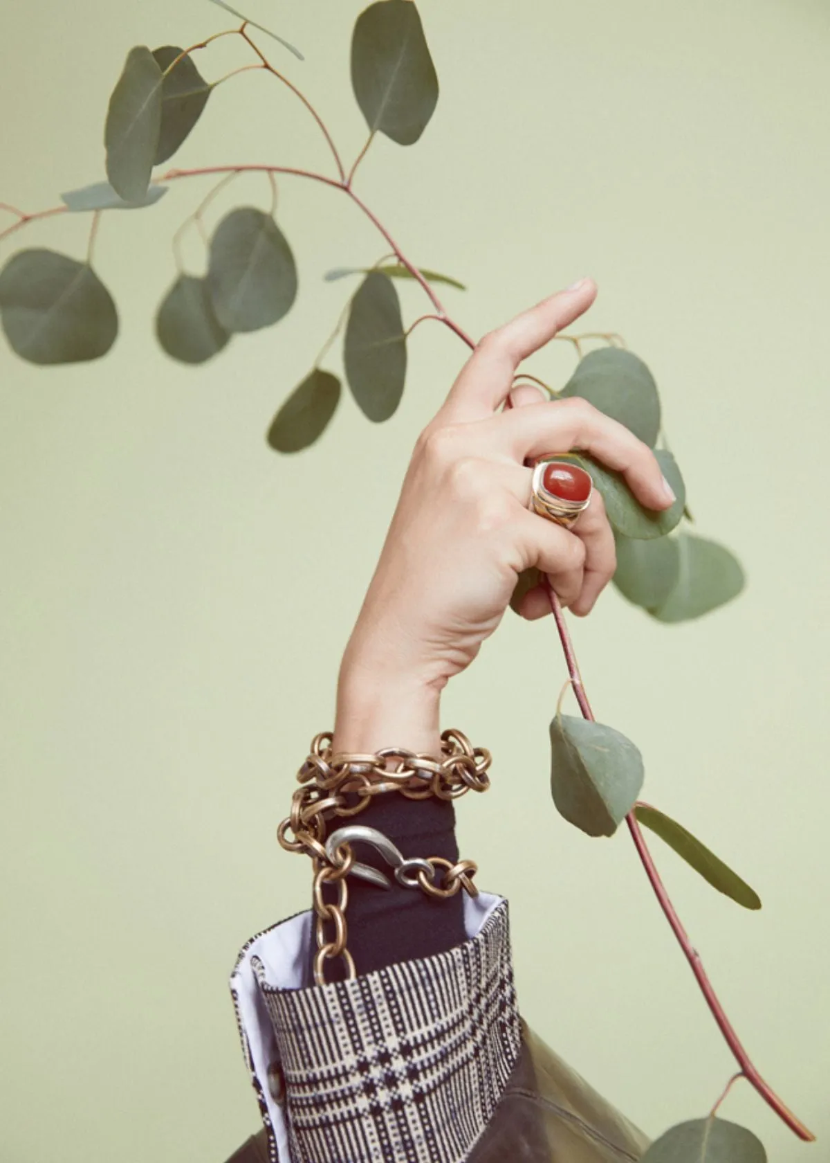 MARGARET ELLIS Allure Toggle Bracelet - Bronze/Silver