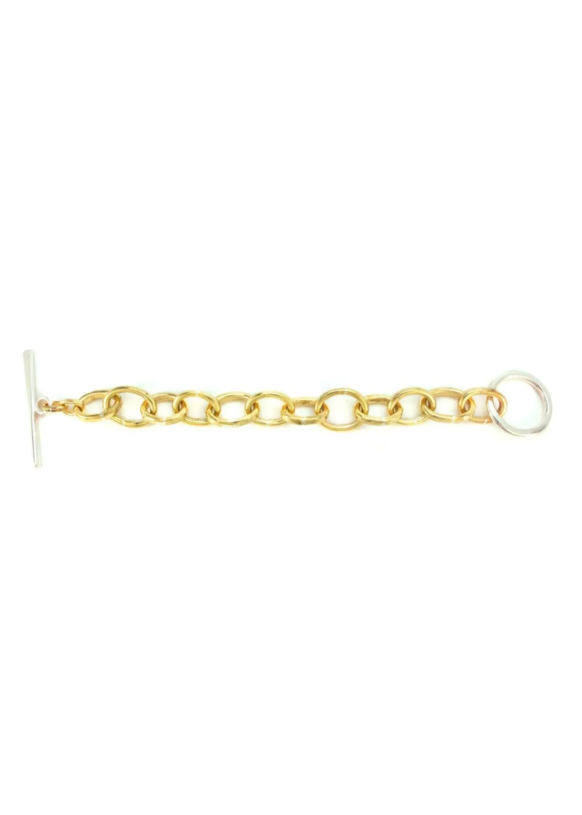 MARGARET ELLIS Allure Toggle Bracelet - Bronze/Silver