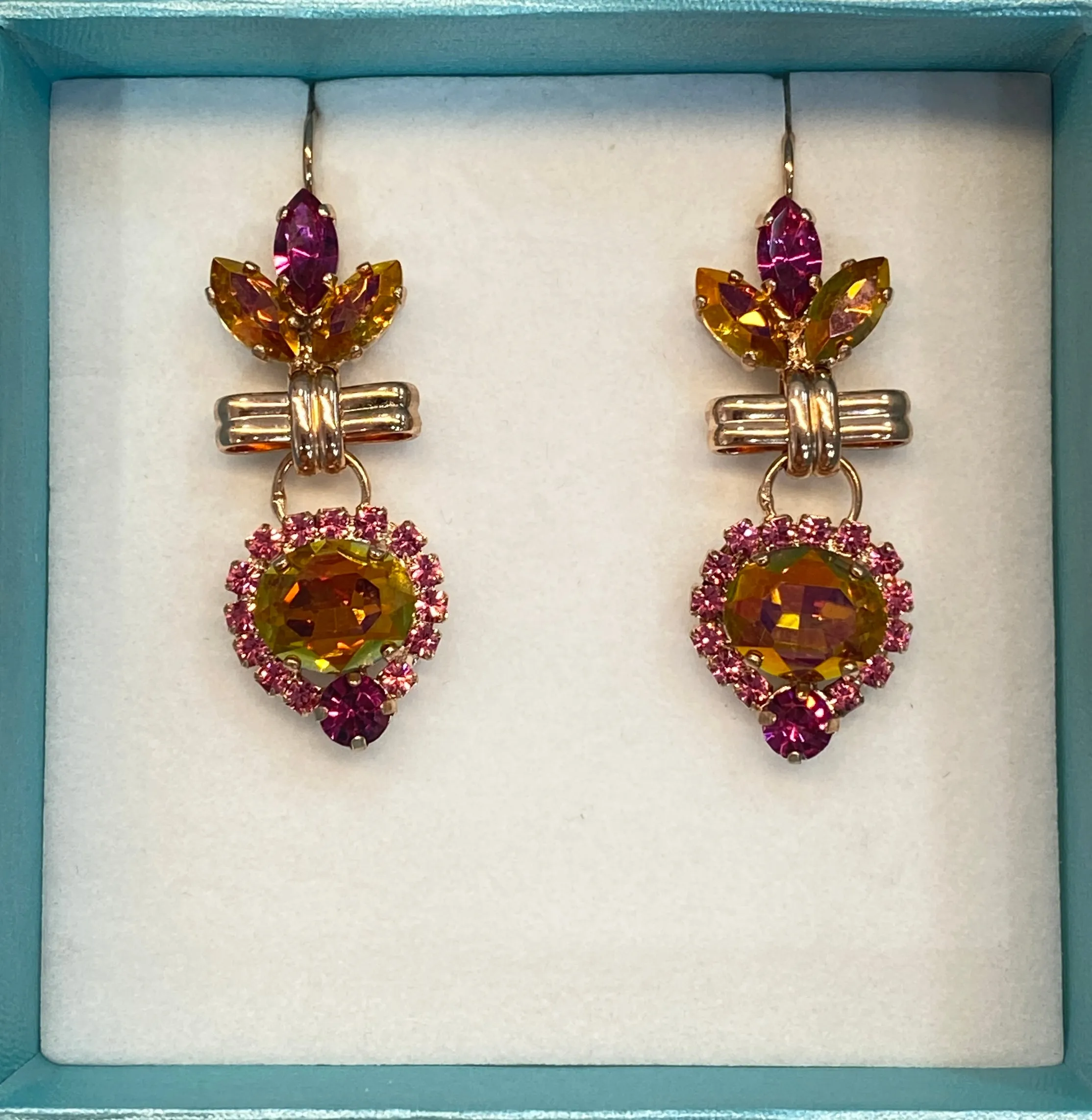 Mariana Flower Drop Earring - Turkish Delight