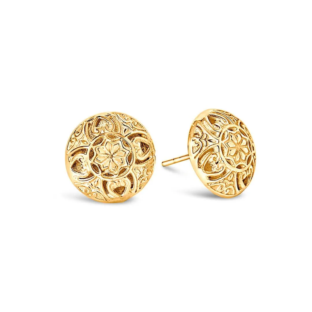 Memory Keeper Earrings | Gold