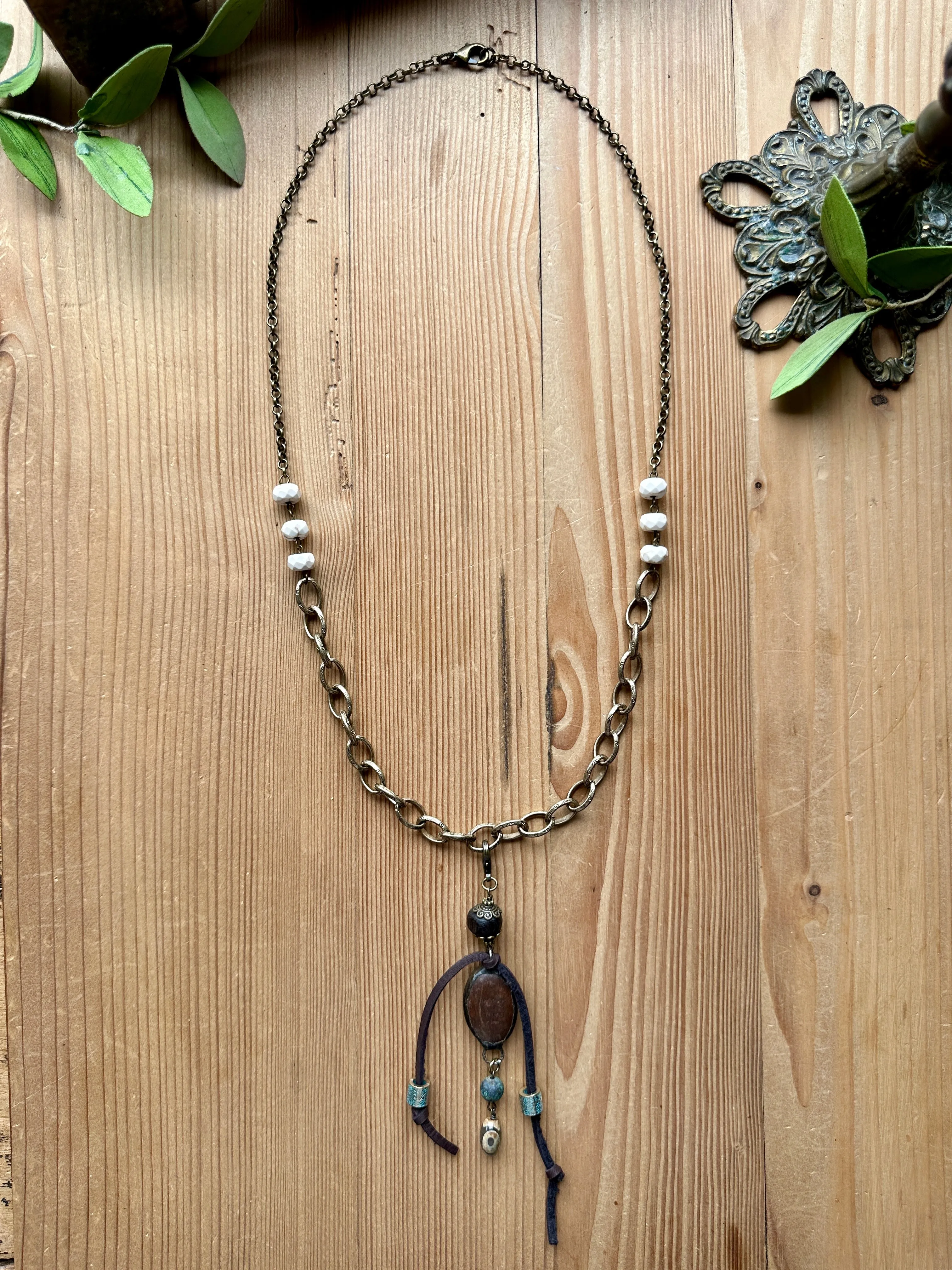 Naughty Naturals Wood Pendant