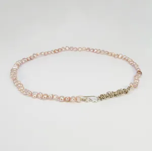 NEW! Pink Freshwater Pearl Necklace by Rina Young