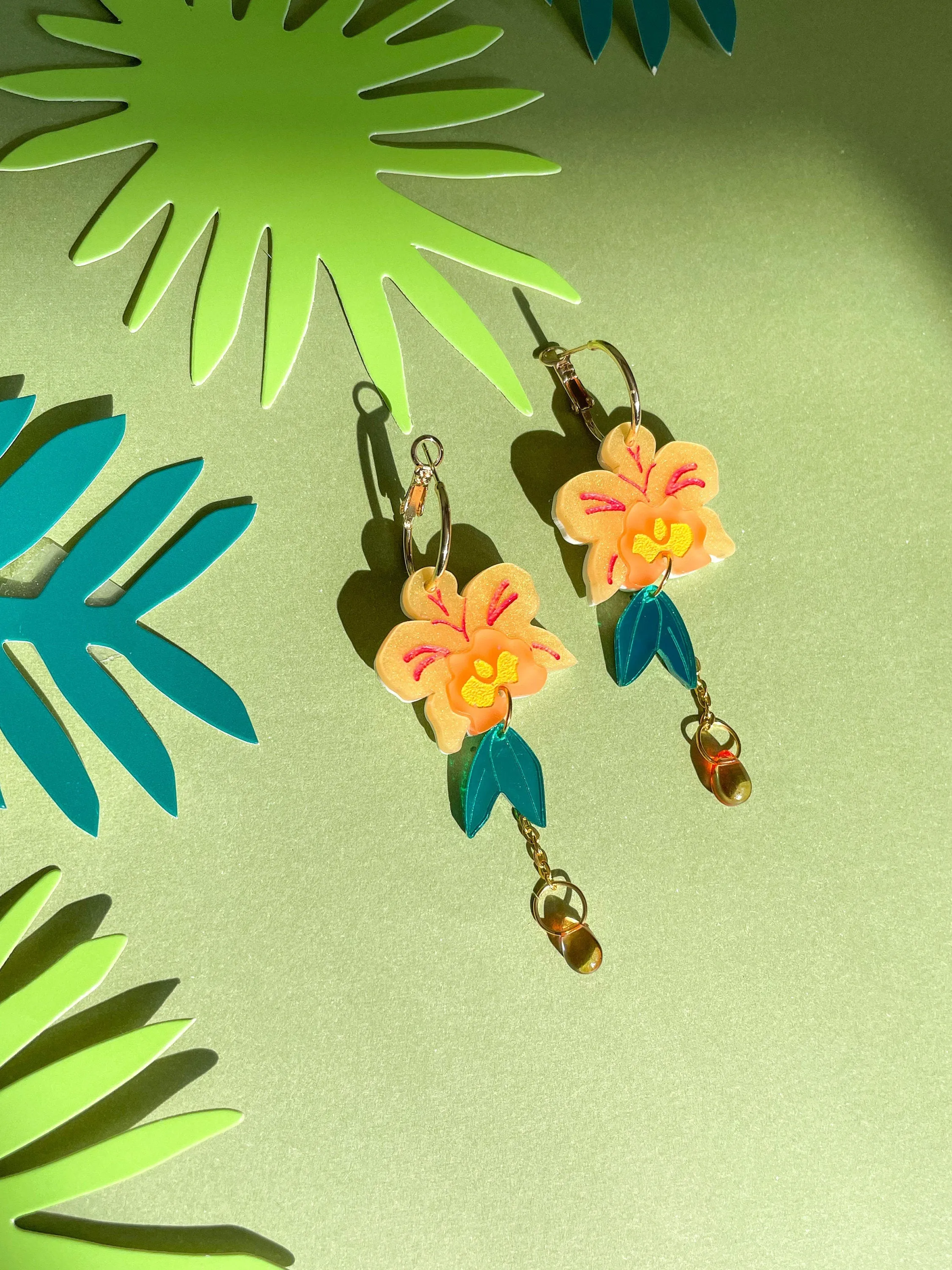 Orchid Dangle