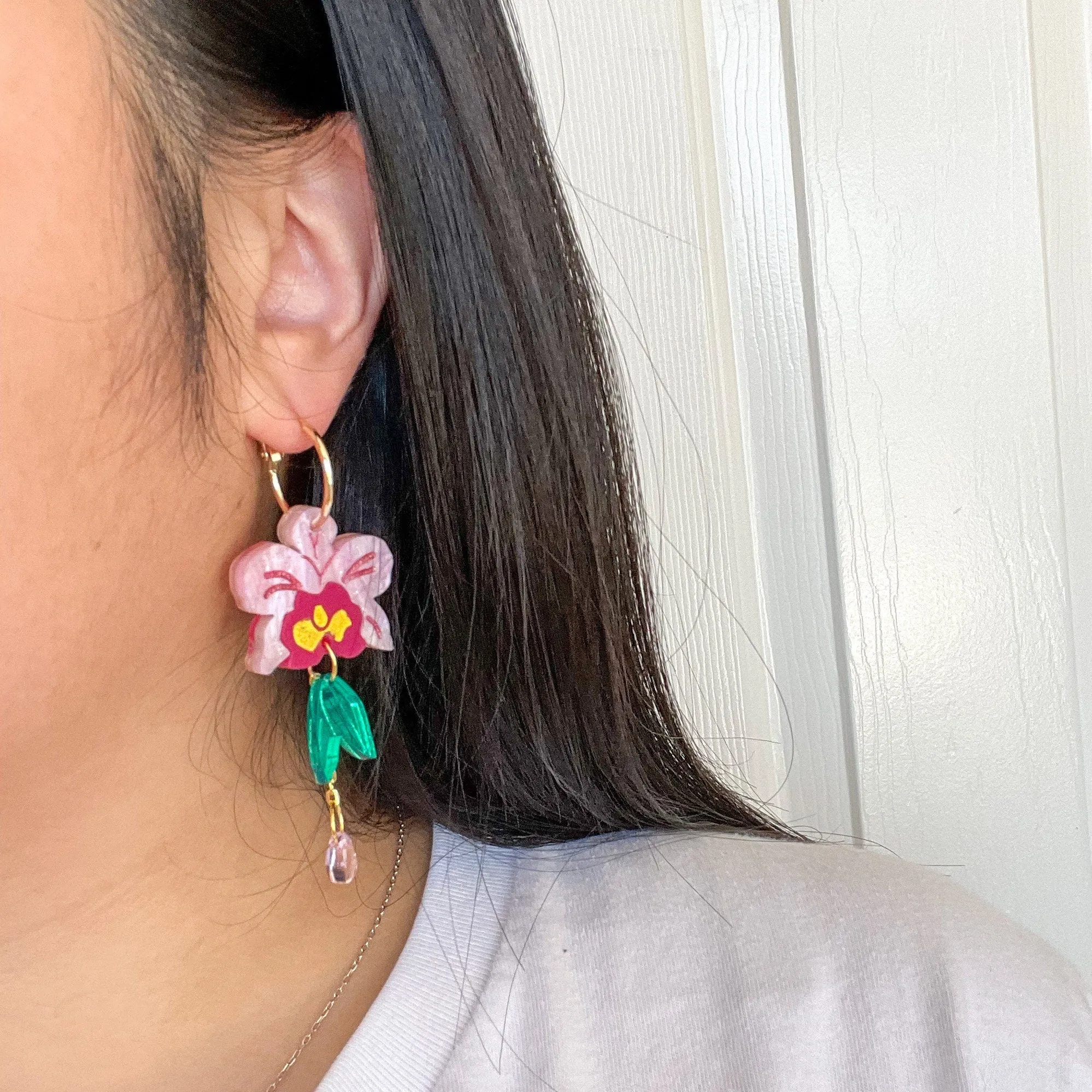 Orchid Dangle
