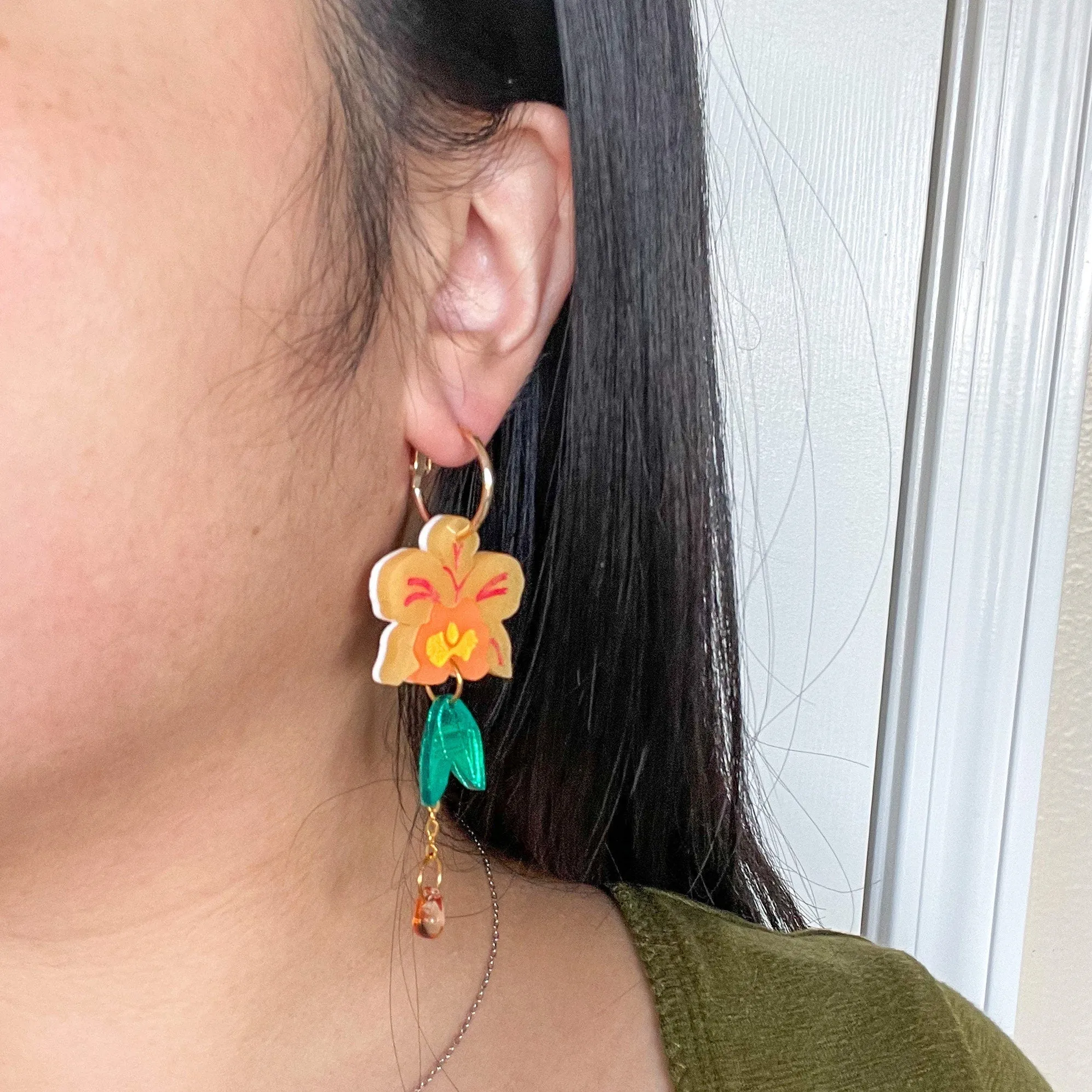 Orchid Dangle