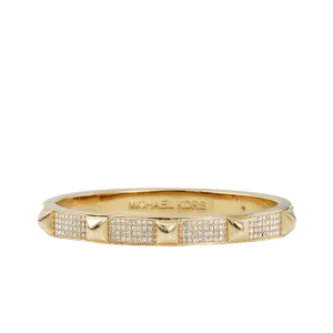 Pave And Pyramid Bangle
