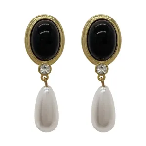 Pre Order:  French Retro Dripping Oil Dangle Earrings