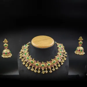Round Neck Antique Necklace Set 6424-28