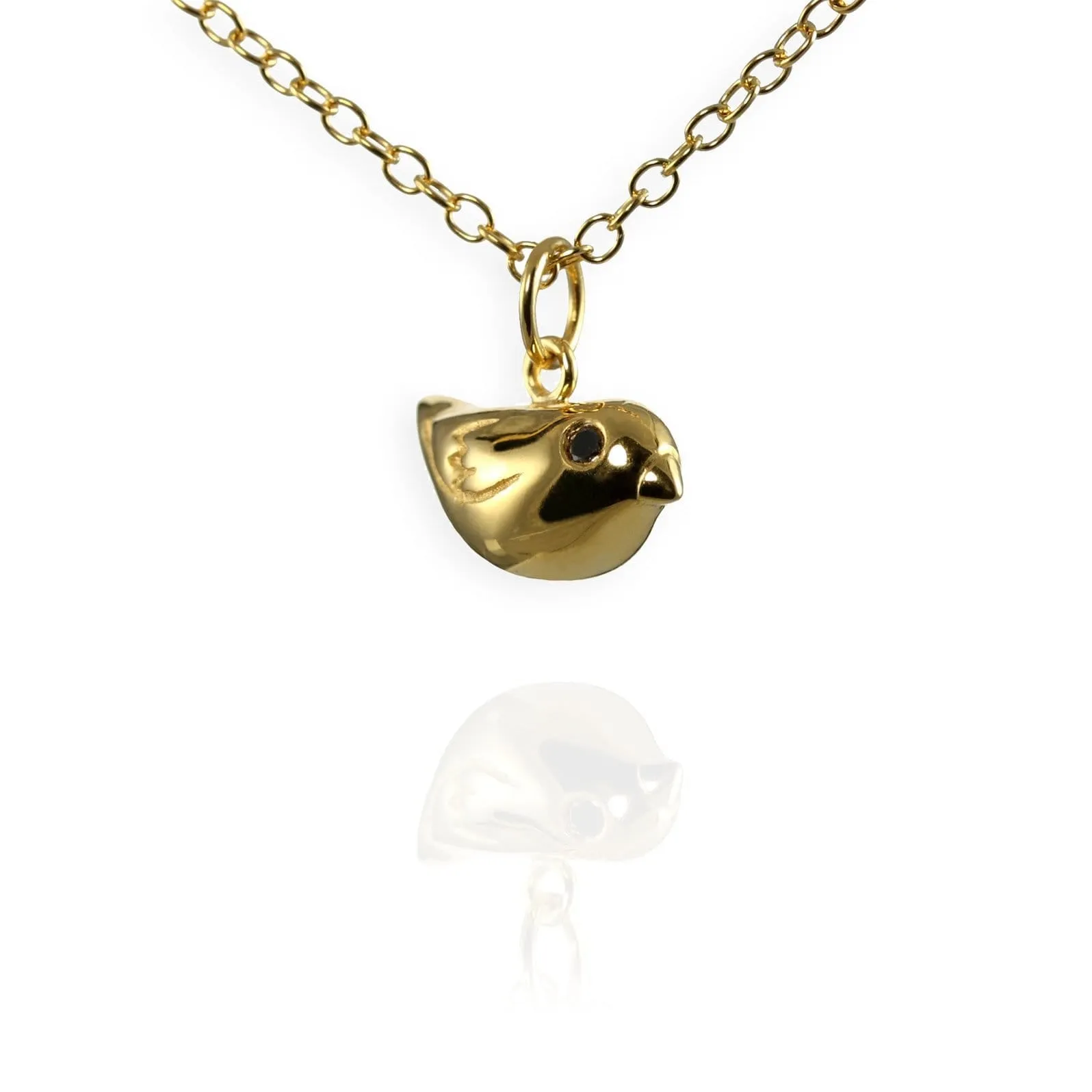 Sparrow Charm Necklace