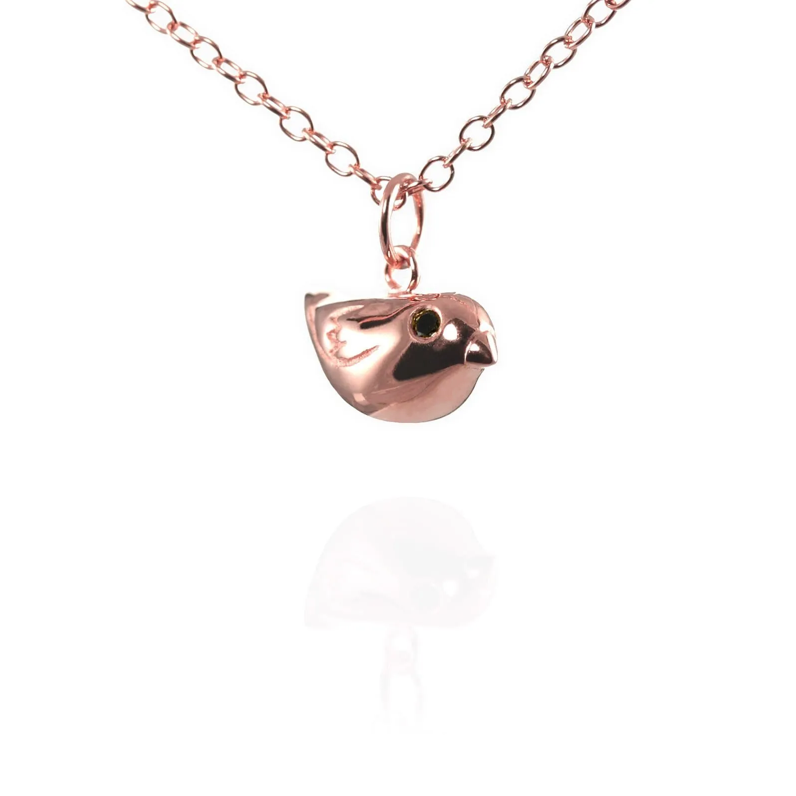 Sparrow Charm Necklace