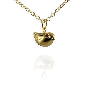 Sparrow Charm Necklace