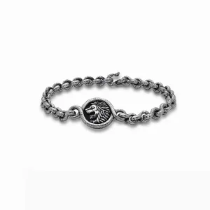 SPIZOIKY LION COIN CHAIN BRACELET
