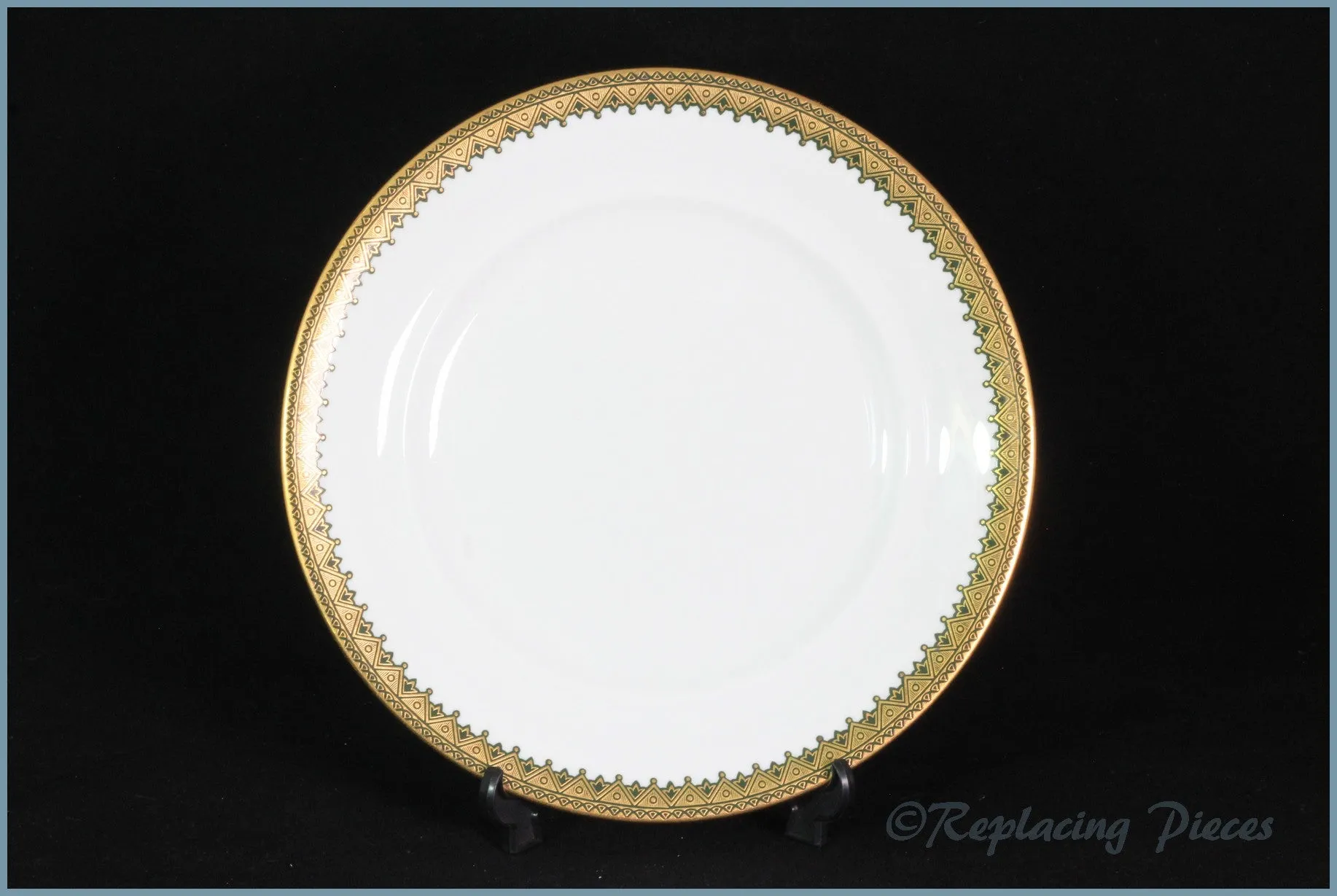 Spode - Green Diadem (Y8163) - 9" Luncheon Plate