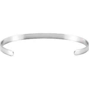 Sterling Silver Bangle 7 1/2" Bracelet