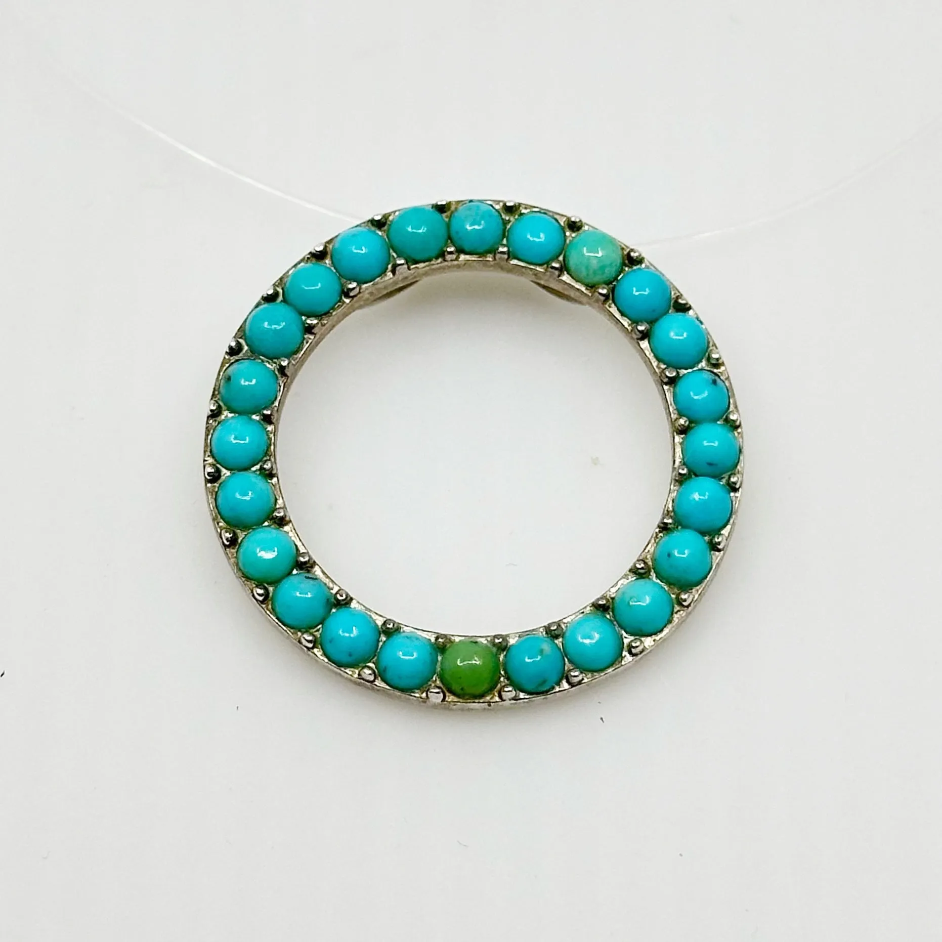 Sterling silver turquoise Pendant GM148