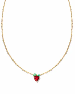 Strawberry Short Pendant Necklace
