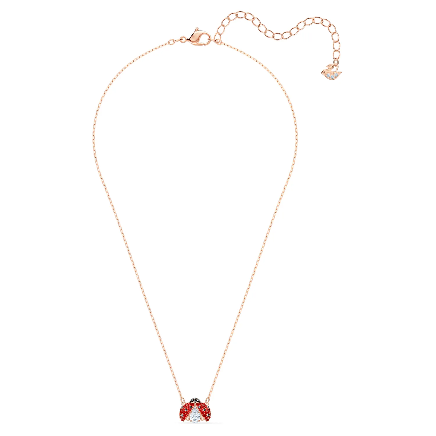 SWAROVSKI Swarovski Sparkling Dance Ladybug Necklace - Red & Gold-tone plated 5521787
