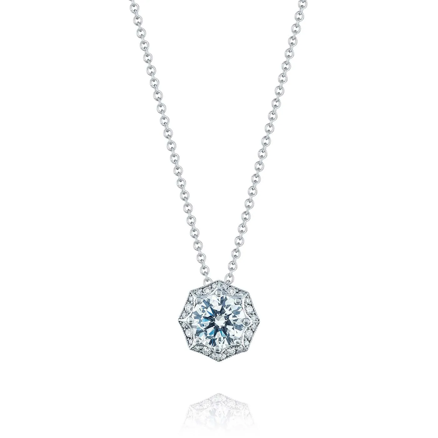 Tacori Art Deco Bloom Diamond Necklace FP804RD65