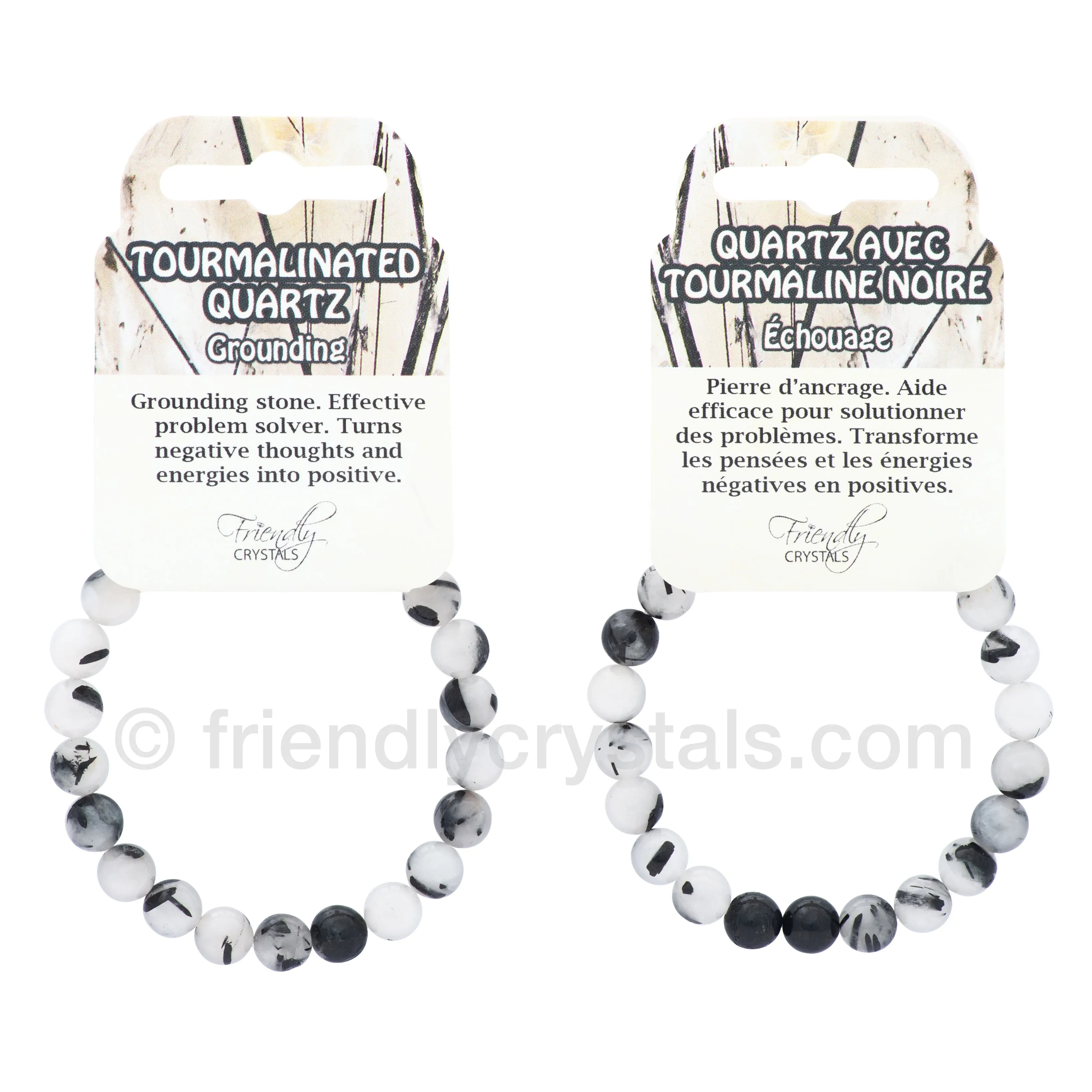 Tourmalinated Quartz Black Power Bracelet