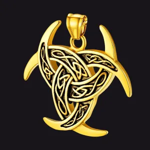 Triple Horn of Odin Pendant
