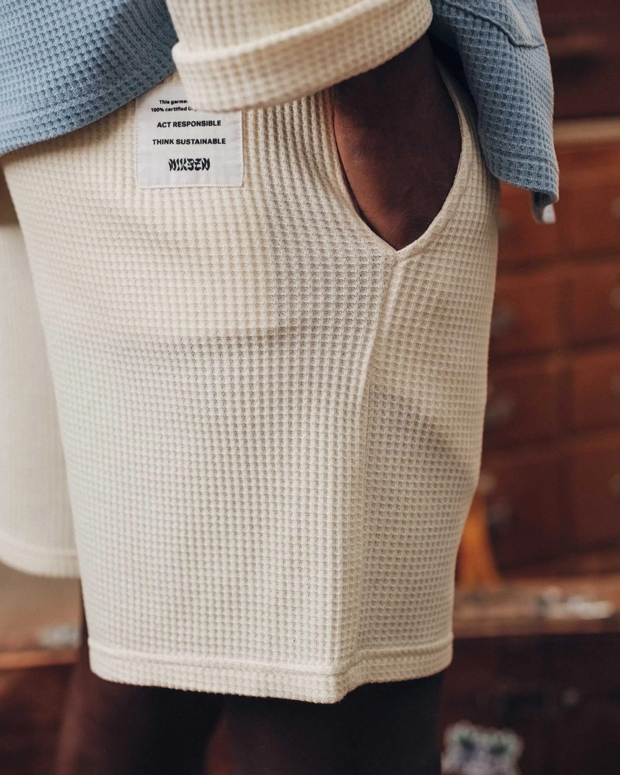 Waffle Shorts Vanilla