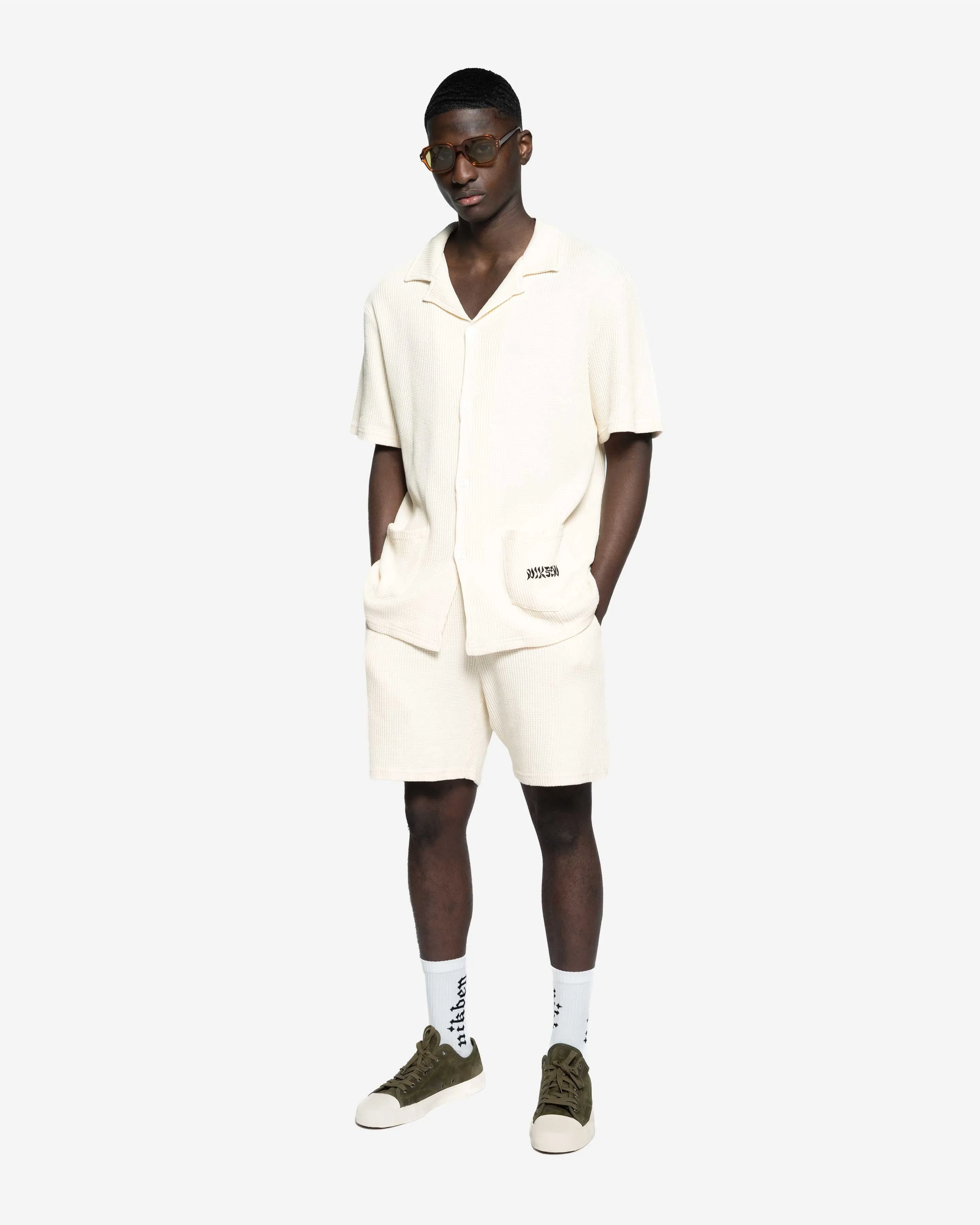 Waffle Shorts Vanilla
