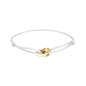 WEWA WHITE CORD WHITE CHIP BRACELET WEWA WHITE CORD WHITE CHIP BRACELET
