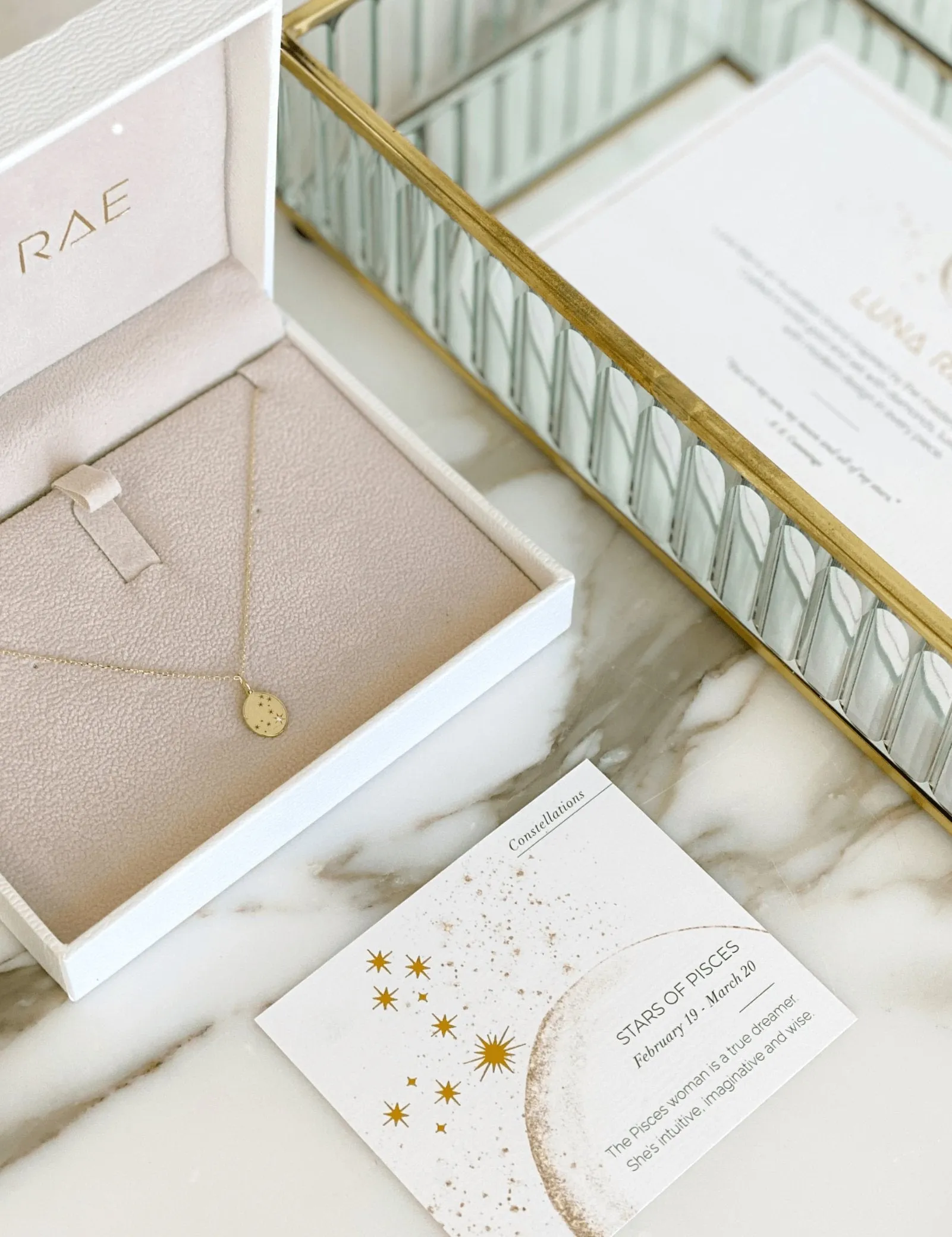 Yellow Gold Stars of Pisces